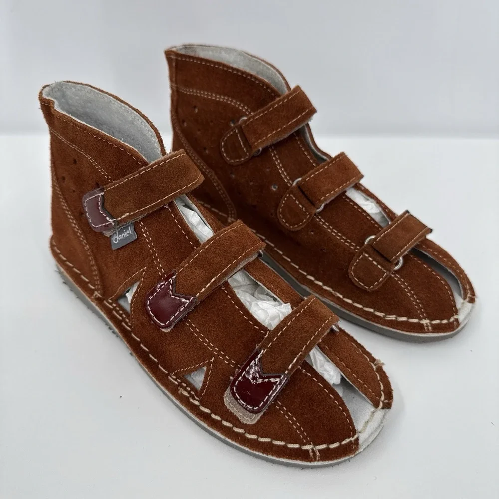 Daniel Preventive  Shoes Size 12-12.5 EU 30‎ Brown Suede Summer Sandals Support